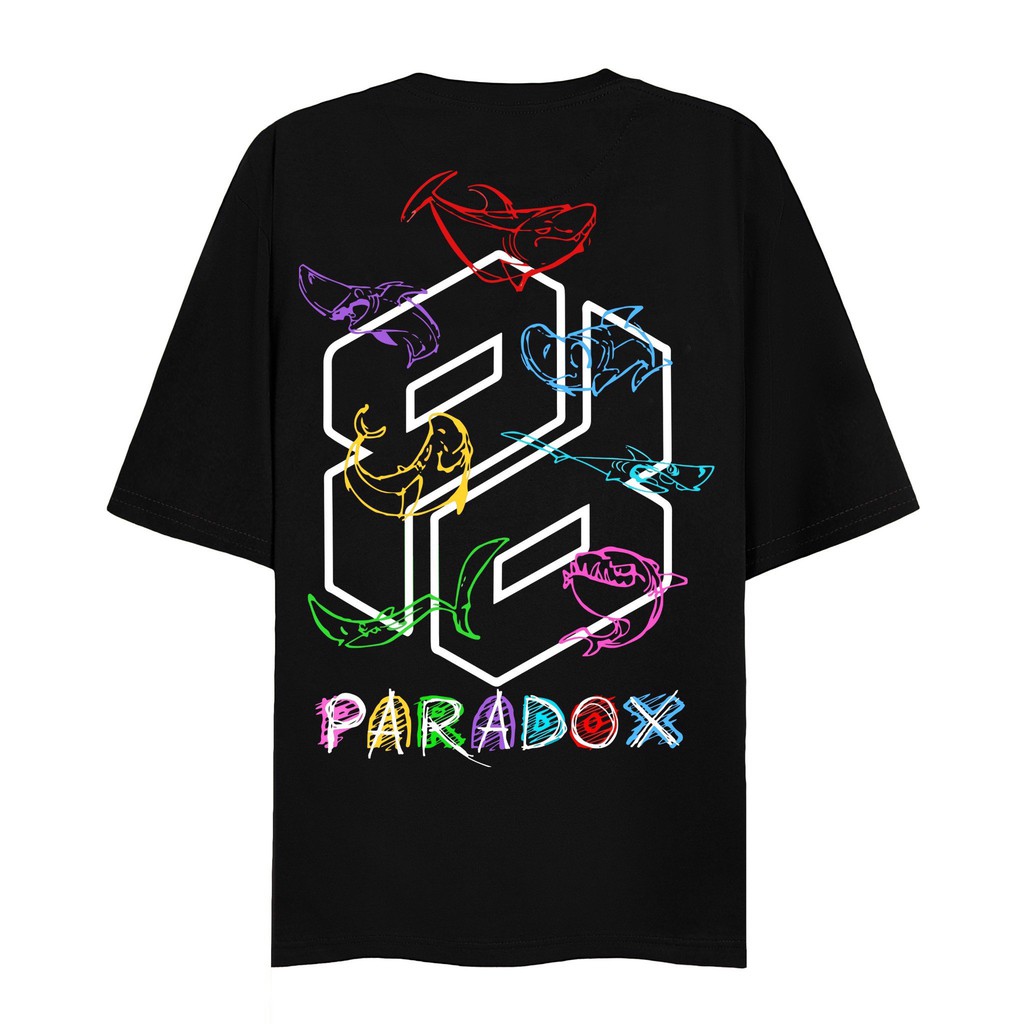 5a26 //[Mã INCU50 giảm 50k đơn 250k] Áo thun Paradox FINBACK TEE (Black)!!
