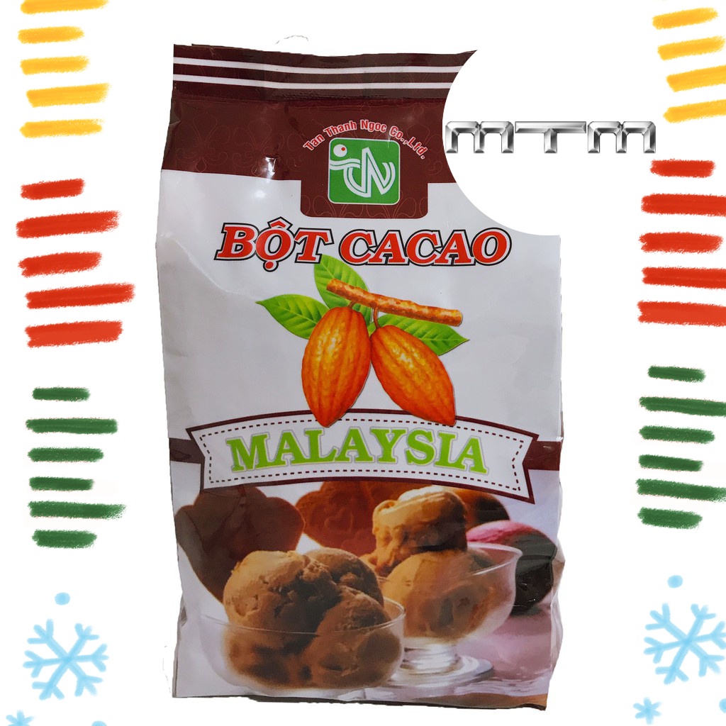 Bột Cacao Đắng Ngọt Malaysia Tân Thanh Ngọc 500g