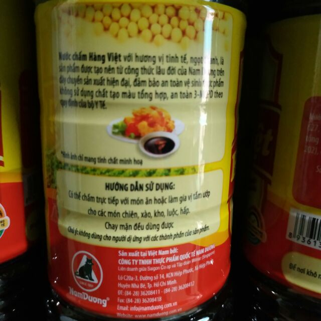 Nước chấm hàng Việt thanh vị 500ml 1thùng 12chai