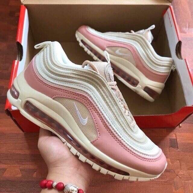 [Ảnh thật] Giày Sneaker Air Max 97 màu hồng  dành cho nữ