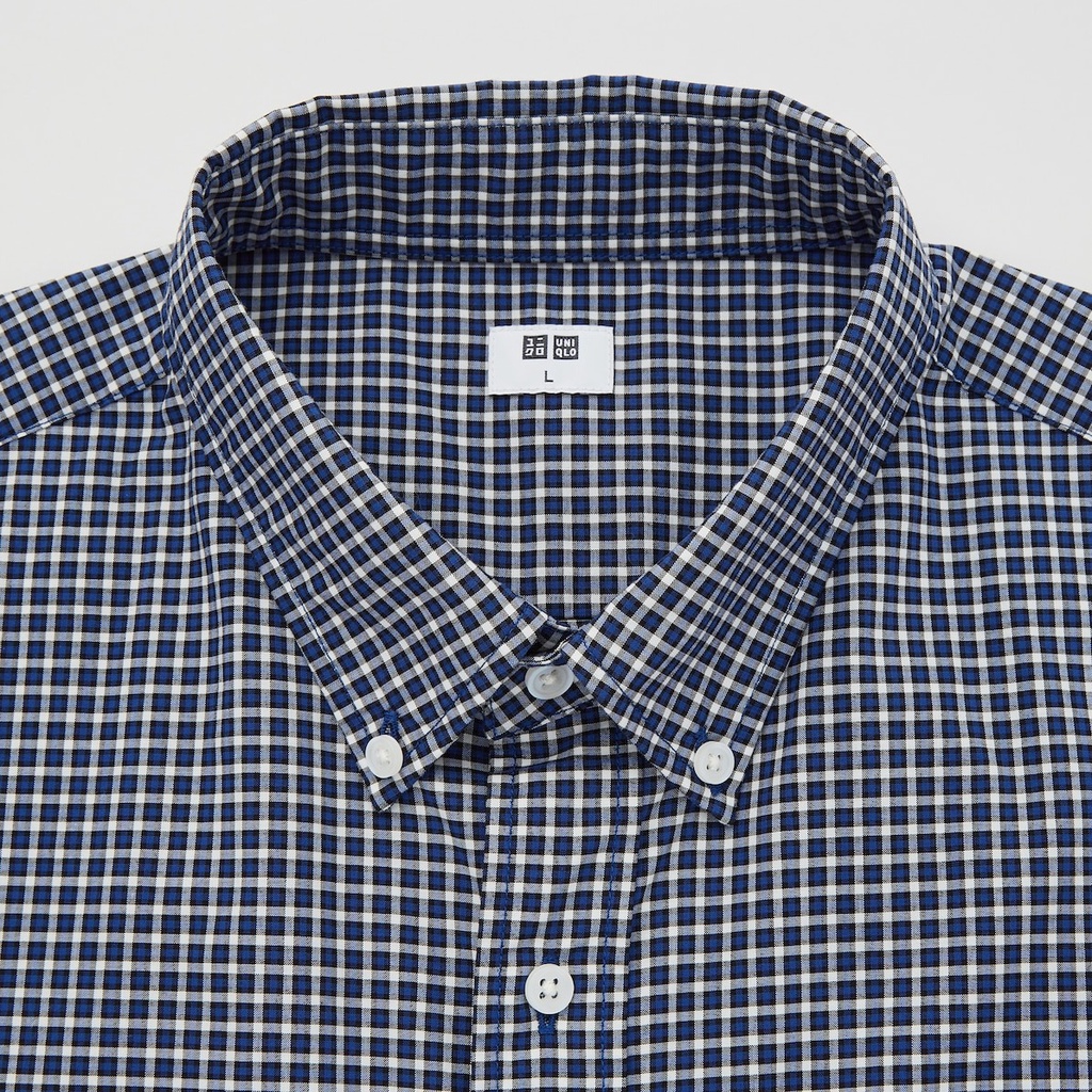 [Auth] Áo sơ mi kẻ sọc Nam Uniqlo - Nhật Bản