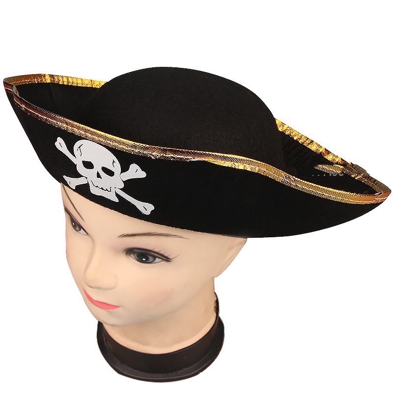 Mũ Hải tặc  hoá trang Halloween kiểu tròn và dáng thuyền