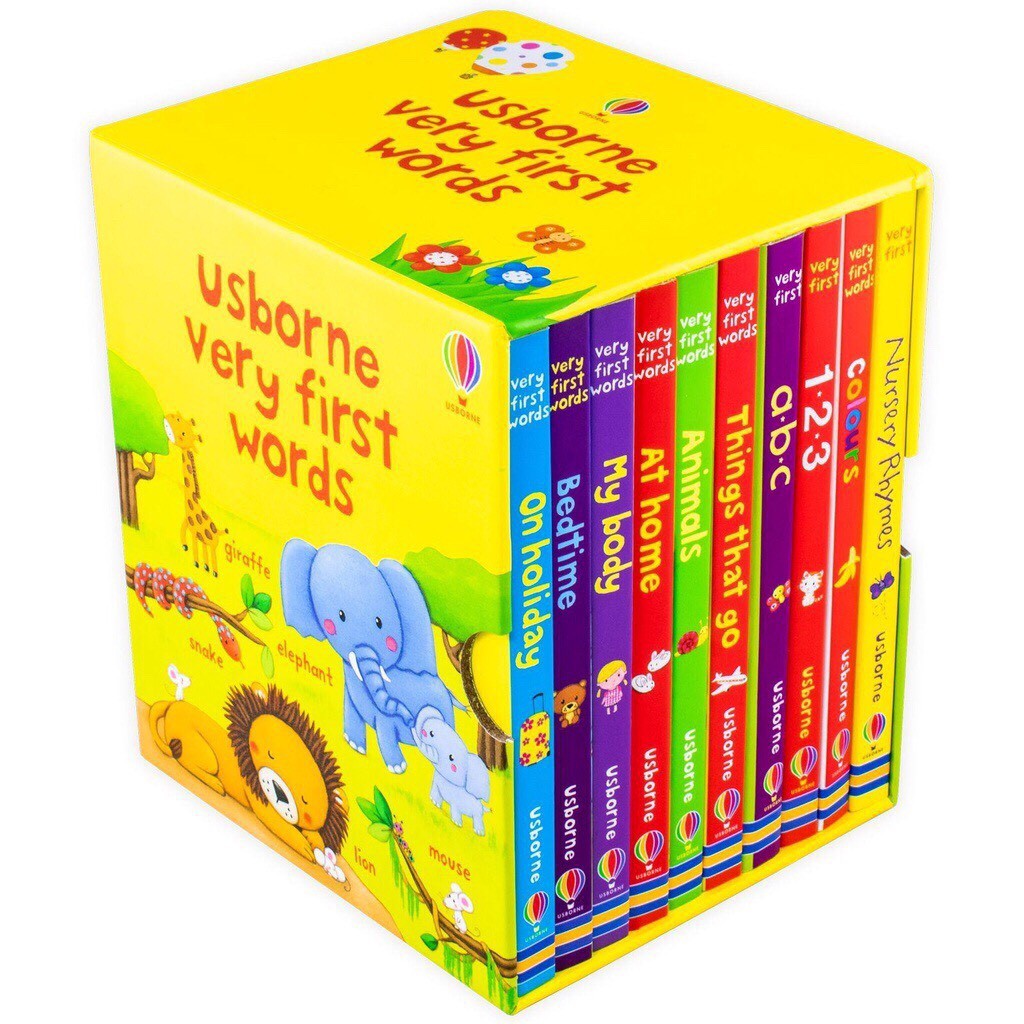 Original - Usborne very first words 10 books ( Kèm file nghe)