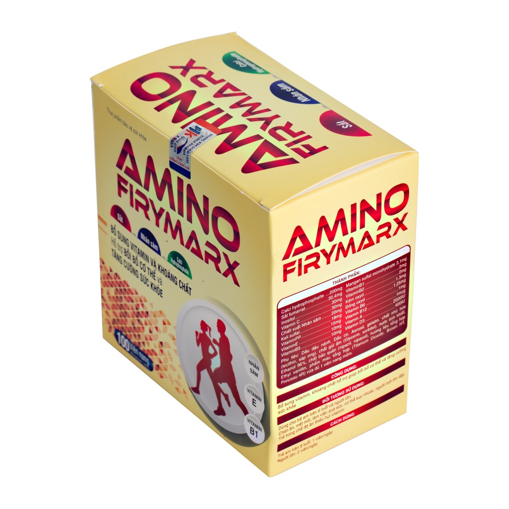 VIÊN UỐNG AMINO FIRYMARX BỔ SUNG VITAMIN VÀ KHOÁNG CHẤT