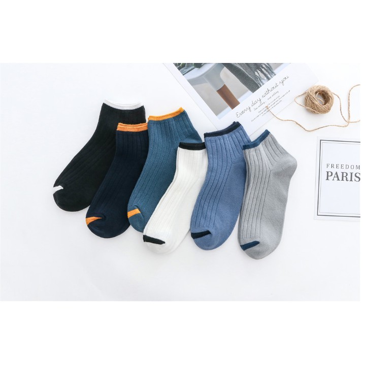 Set 6 đôi tất chuối xuất Nhật JUGGER, tất ngắn cổ nam