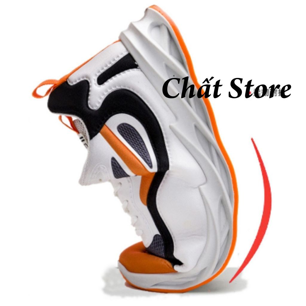 Giày thể thao nam Đế Sóng 3D - Sneaker Nam Vải lưới thoáng khí