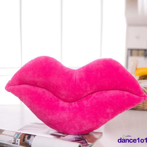 Gối tựa lưng sofa hình đôi môi dễ thương xinh xắn