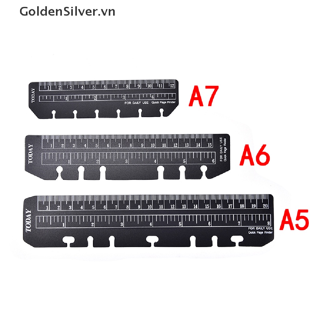 Thước Đo Dạng Xoắn A5 A6 A7 6 Lỗ Tiện Dụng Cho Học Sinh