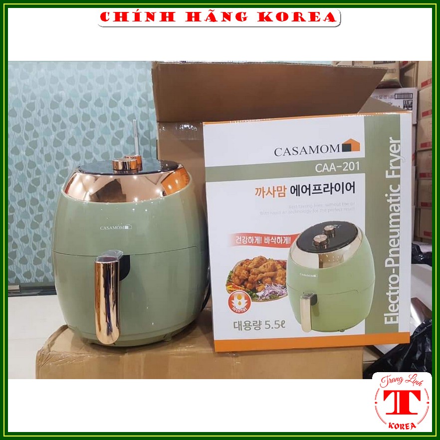 Nồi Chiên Không Dầu Casamom CAA-201 5,5L Nội Địa Hàn Quốc