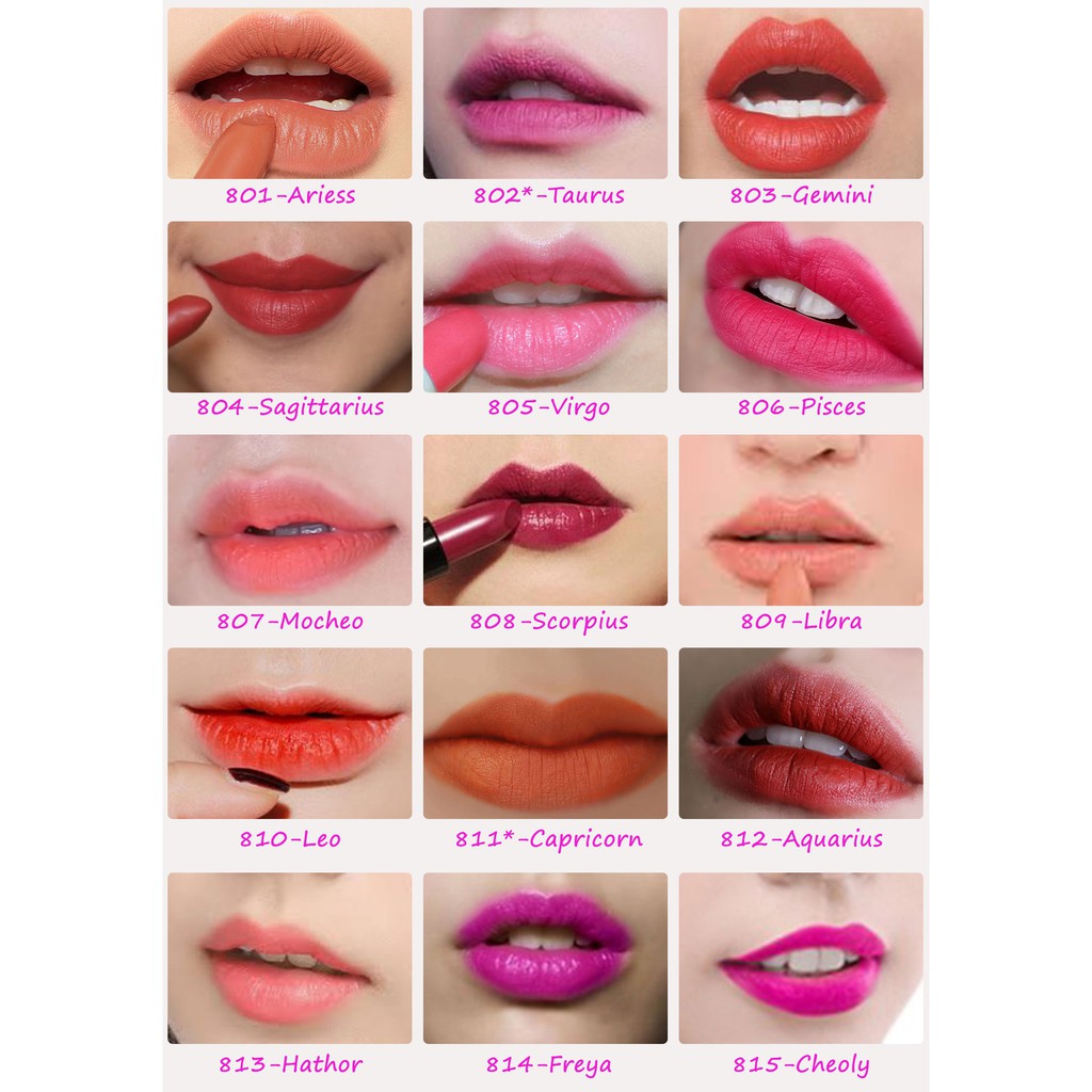 Son mini thiên nhiên không chì Cellight 8 - Fancy Lips Collection 2g | BigBuy360 - bigbuy360.vn