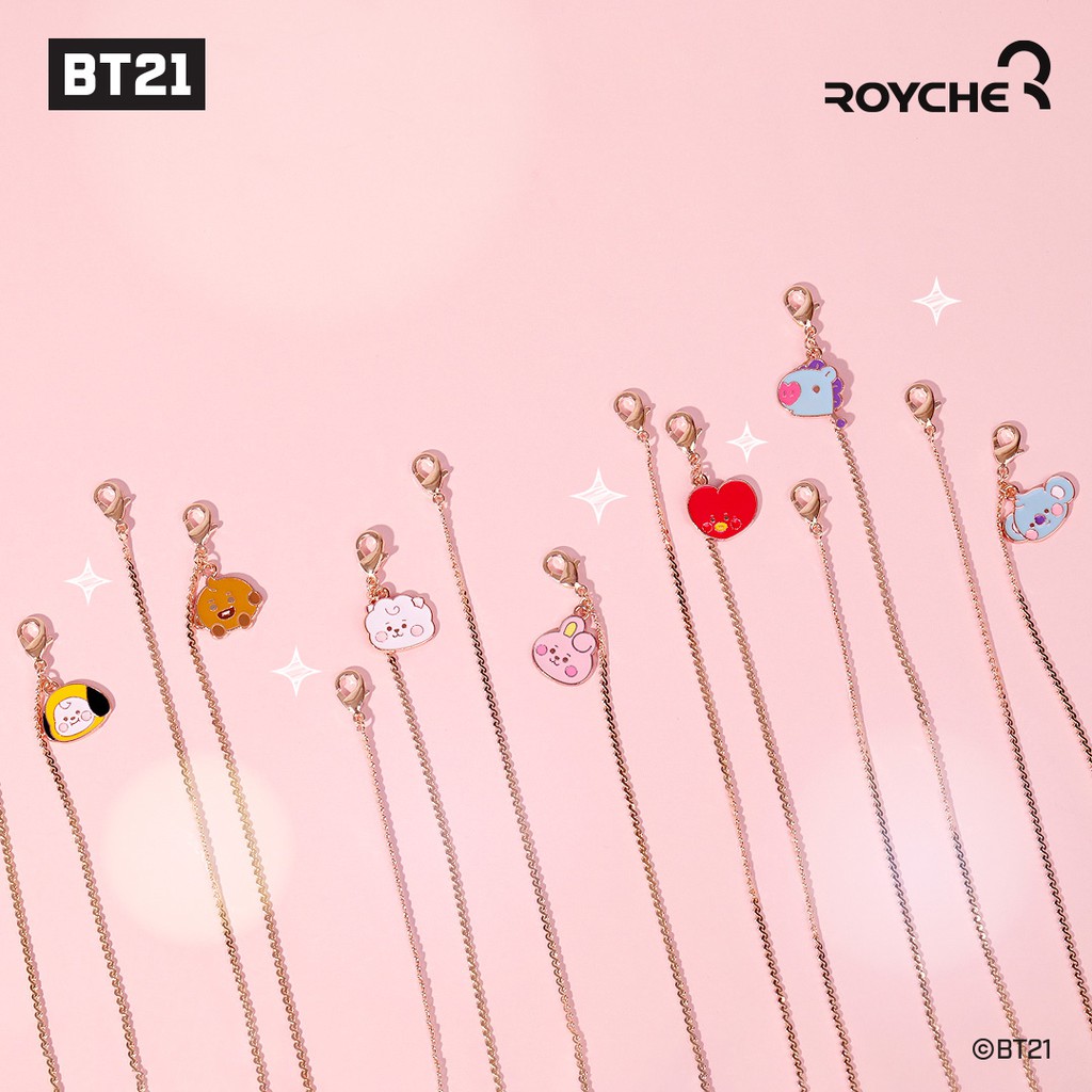 Dây đeo móc khẩu trang BT21 Mask Pendant màu gold