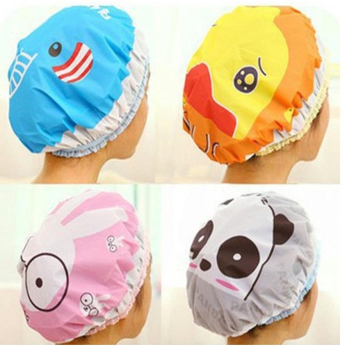 Mũ Trùm Tóc Khi Tắm In Hình Động Vật Dễ Thương Cho Phụ Nữ &amp; Trẻ Em Mũ Chùm Tóc Khi Tắm,Bơi Mũ Trùm Đầu Tắm Kiểu Dáng Hàn