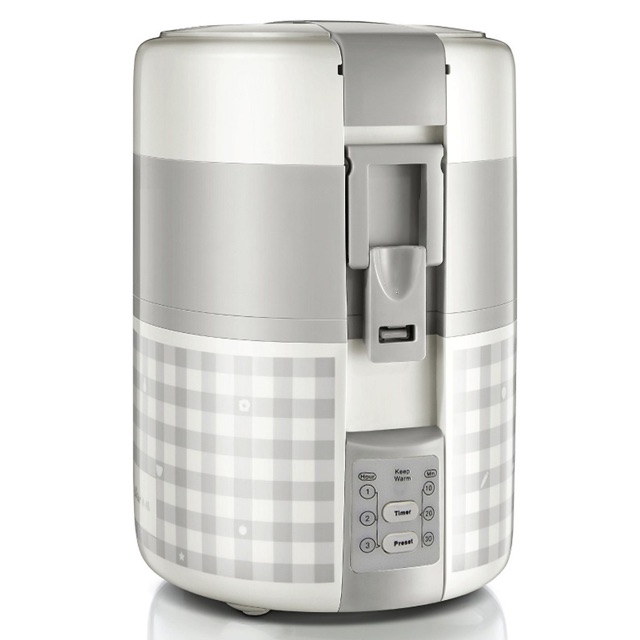 Hộp cơm điện Lock&Lock màu xám 2L EJR216 | BigBuy360 - bigbuy360.vn