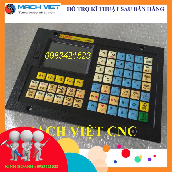 Bộ điều khiển máy phay CNC công nghiệp XC609 hỗ trợ kĩ thuật trọn đời