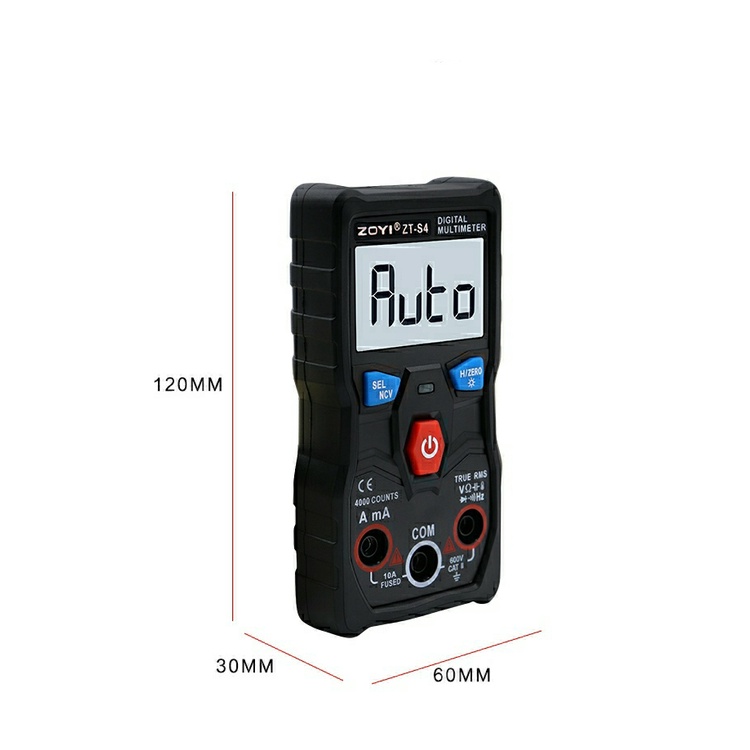 Đồng hồ vạn năng điện tử ZOYI ZT-S4 đồng hồ đa năng kỹ thuật số màn hình LCD