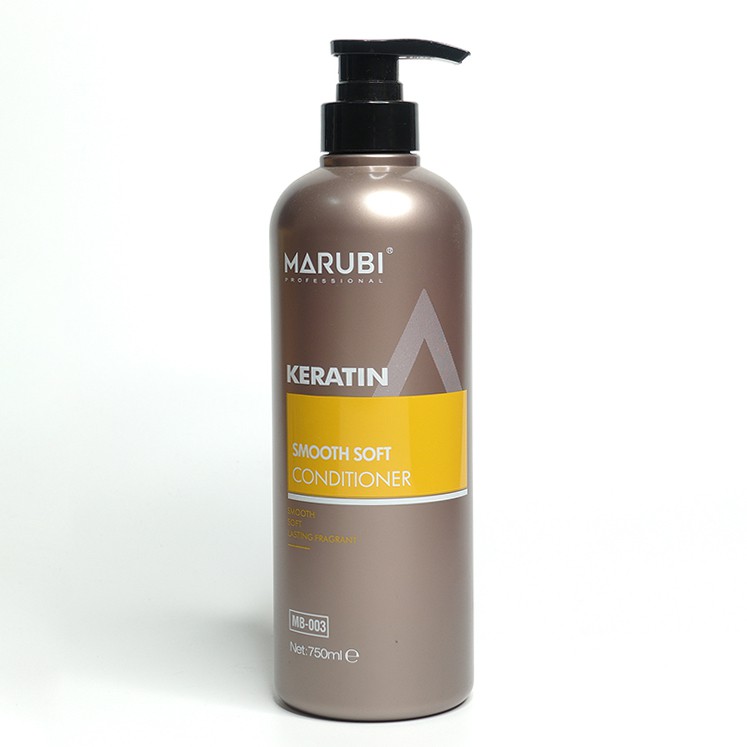 Combo Dầu Gội Xả MARUBI KERATIN 750ml - Giúp Tóc Bóng Mượt