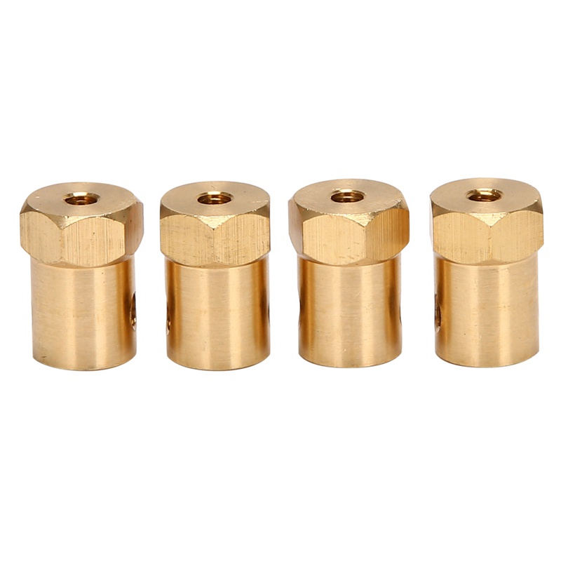 Bộ 4 Đầu Nối Trục Bánh Xe 5mm Sang 12mm Cho WPL B14 B16 B24 B36 C14 C24 MN D90 D91 RC