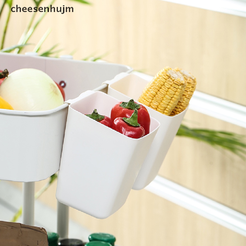 Giỏ Nhựa Đựng Đồ Treo Sau Cánh Quạt Tiện Dụng Cho Nhà Bếp / Phòng Tắm