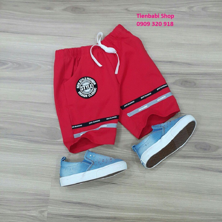 Quần sọt thun bé trai 10-27kg