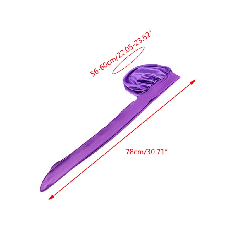 Mũ Trùm Đầu Bằng Lụa Satin Co Giãn Điều Chỉnh Được Cho Nữ