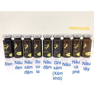 Mực xăm hikato các màu chính của lông mày