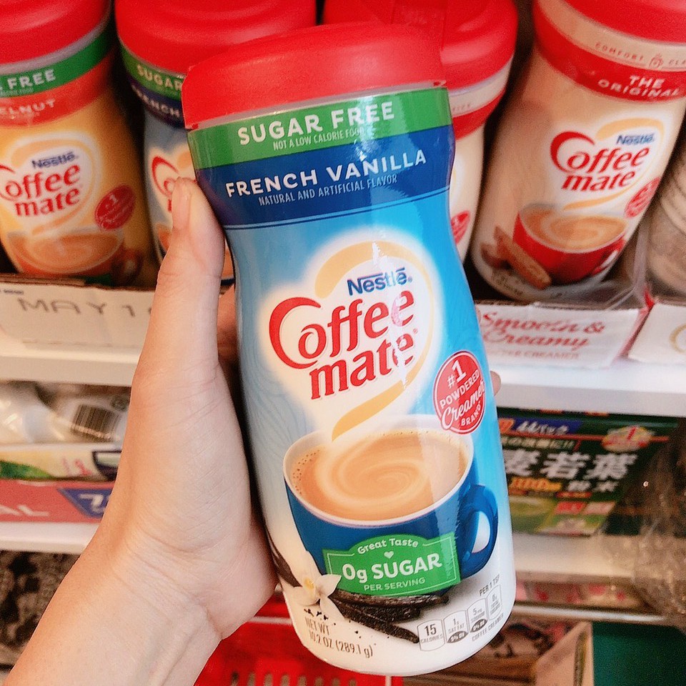 Bột kem pha cafe Nestle Coffee Mate ăn kiêng không đường