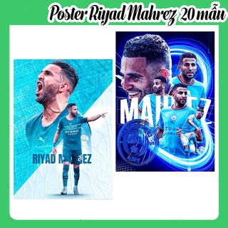 Poster Riyad Mahrez, Ảnh Dán Tường Riyad Mahrez Cực Đẹp, Poster Bóng Đá Có In Theo Yêu Cầu