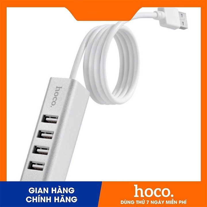 Hub Usb 💎Chính Hãng💎 Bộ Hub 4 cổng USB Hoco HB1 Chính Hãng - Bảo hành 12 tháng