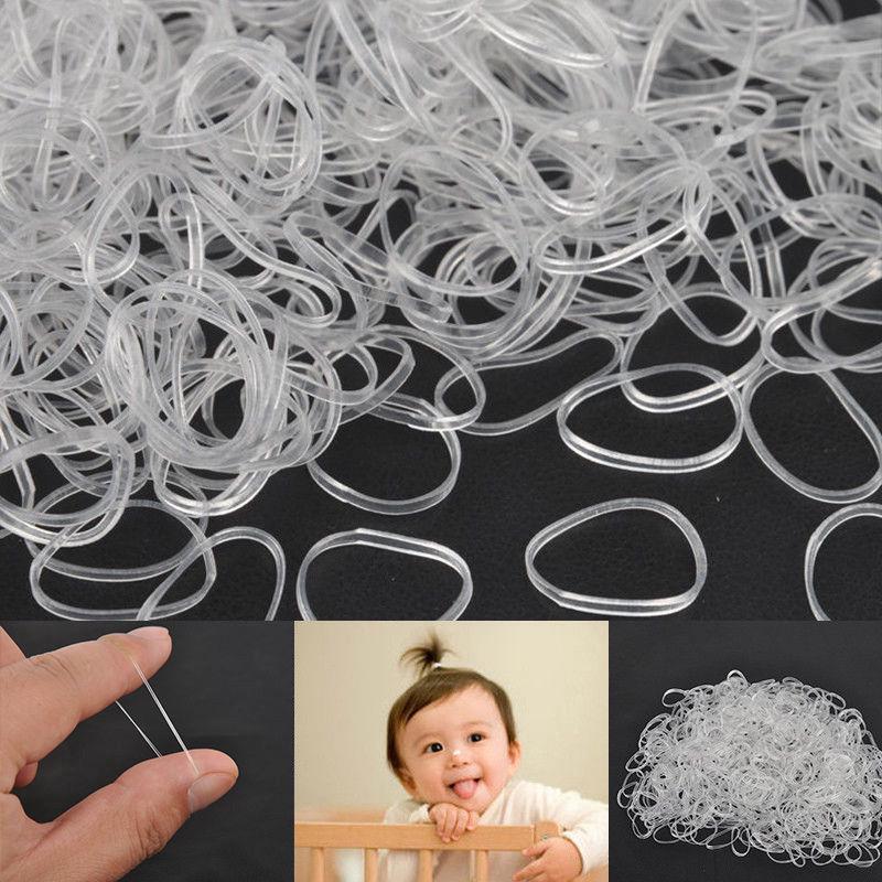 500 sợi thun buộc tóc nhiều màu