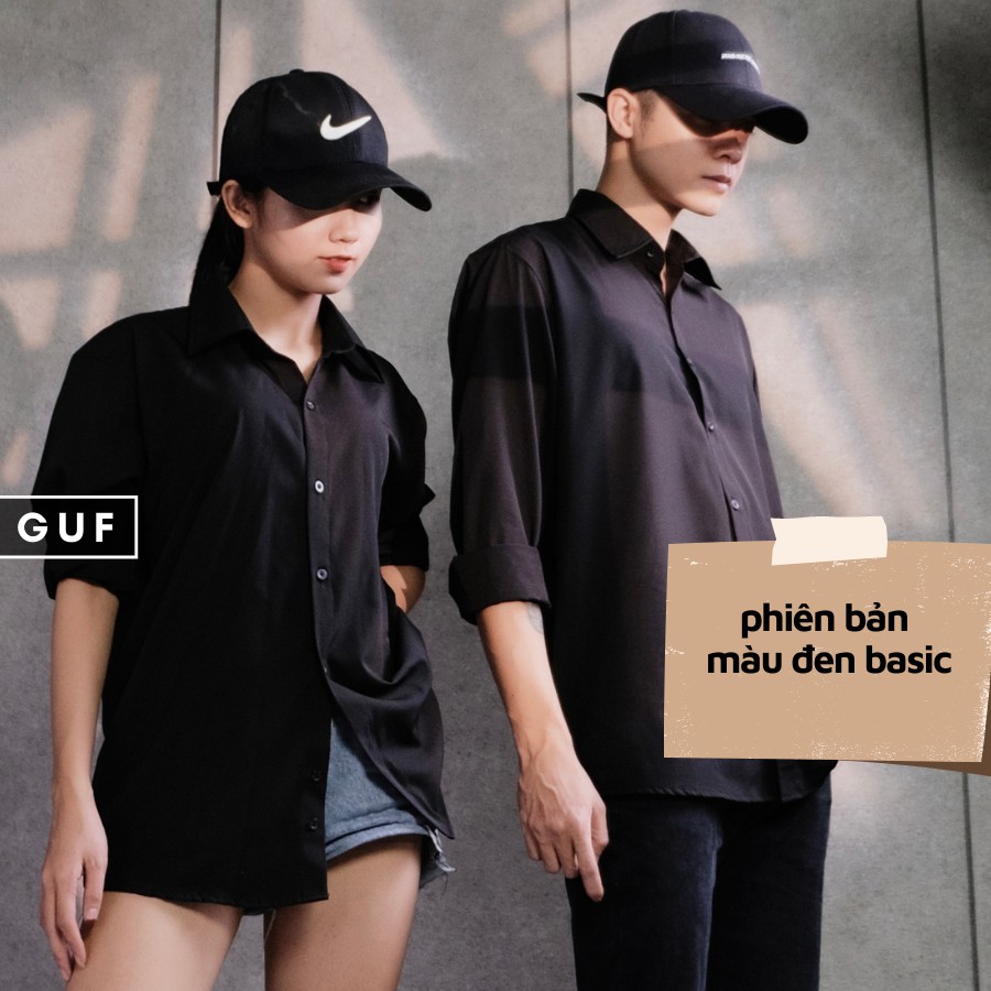 Áo Sơ Mi Dài Tay Dáng Rộng Hàn Quốc, Vải Kate Mềm Mịn Thích Hợp Cho Đi Học, Đi Làm, Đi Chơi GUF | BigBuy360 - bigbuy360.vn