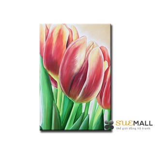 TRANH TREO TƯỜNG HOA TULIP SẶC SỠ CV140871