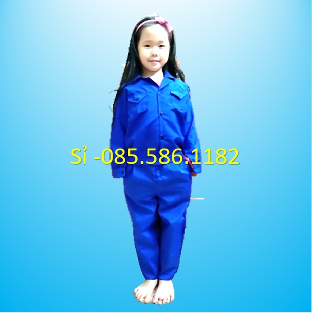 (size 3-6 tuổi) trang phục công nhân, kỹ sư cho bé 10-27kg loại đẹp