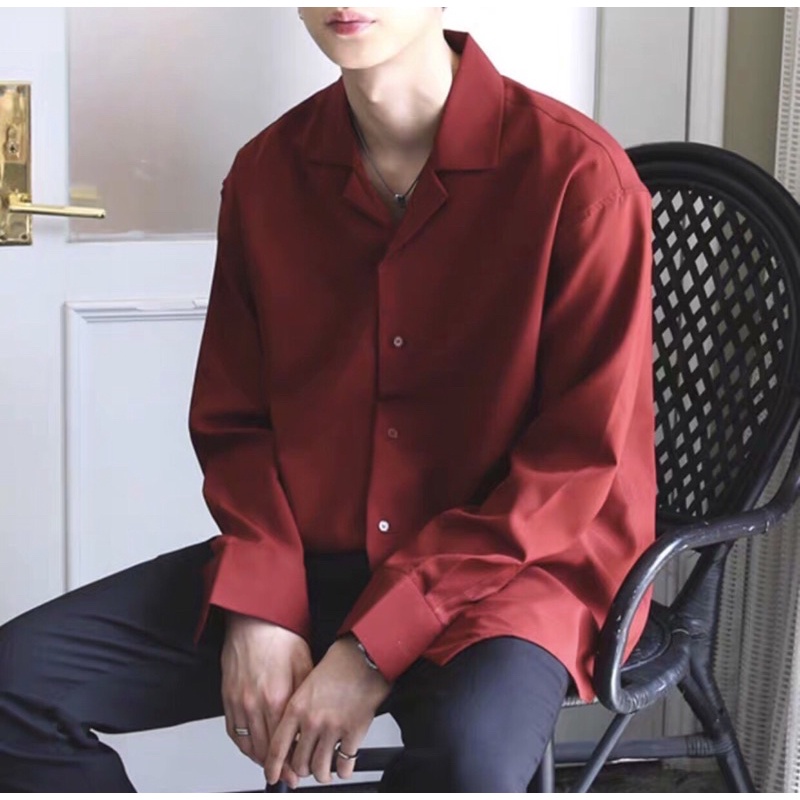 Áo sơ mi UNISEX màu đỏ