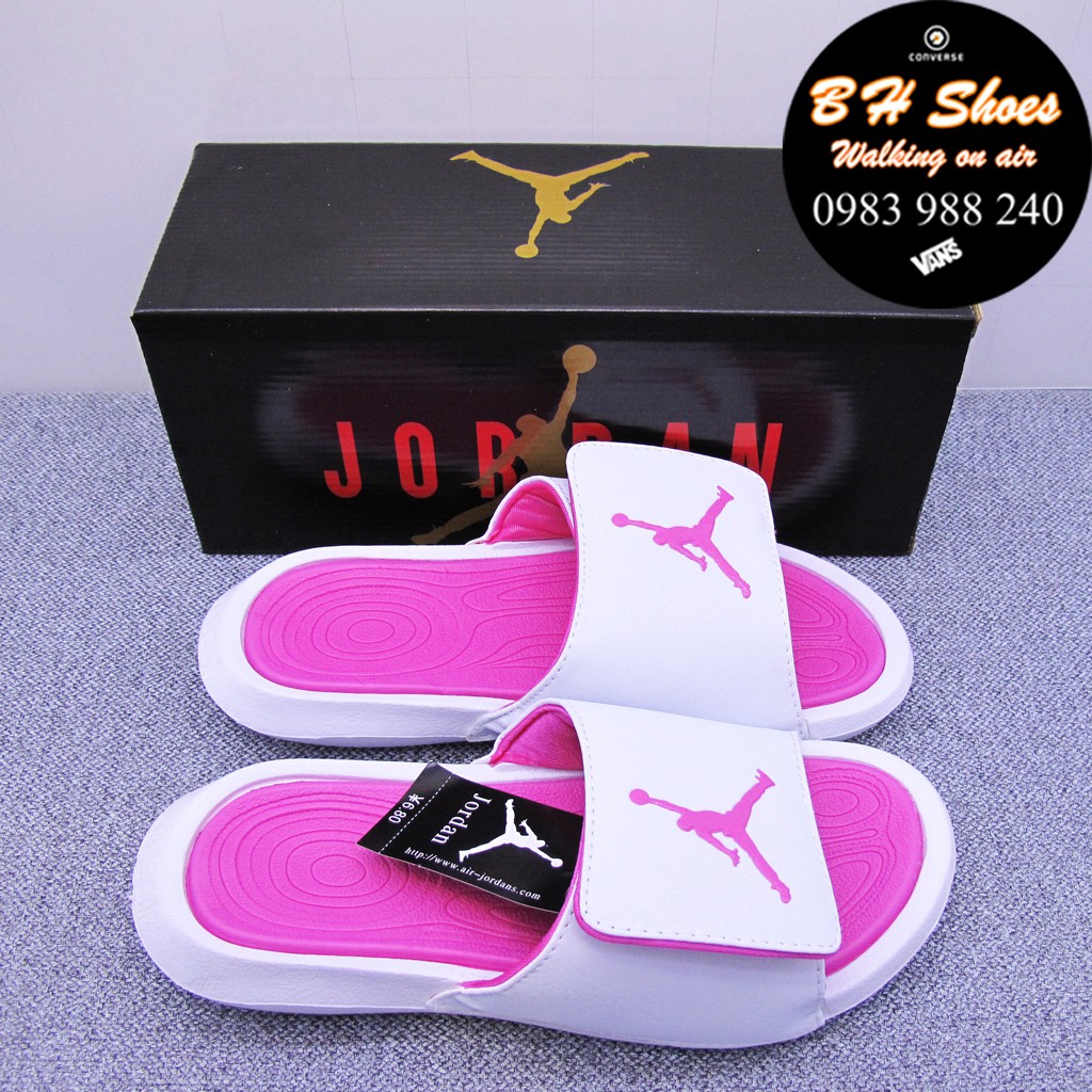 Dép Jordan hydro 6 Free ship + hộp hàng loại 1.1 JD bóng rổ siêu cấp quai ngang dán nam nữ unisex hot trend. BH Slippers