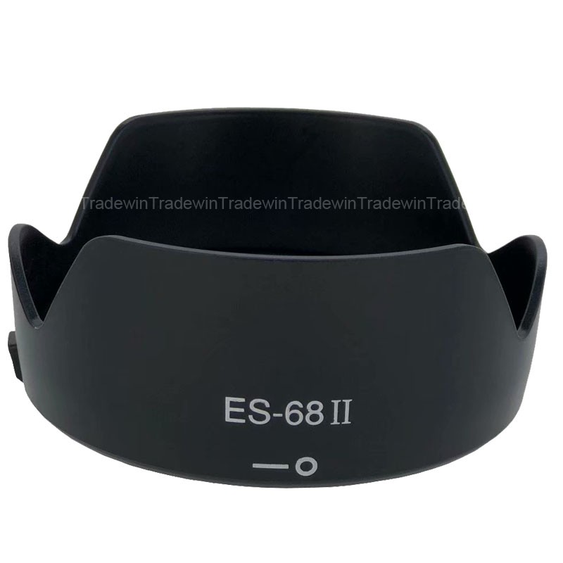 ES-68 II Cánh hoa Bayonet Lens Hood Shade Thay thế cho Canon EF 50mm f / 1.8 STM / 50 mm f1.8 STM