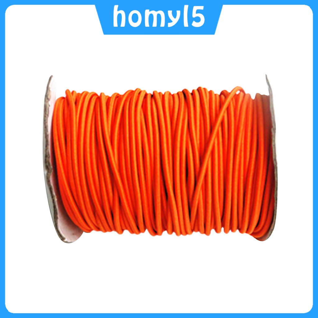 Dây Ràng Đồ Co Giãn 4mm Màu Cam Dài 5m