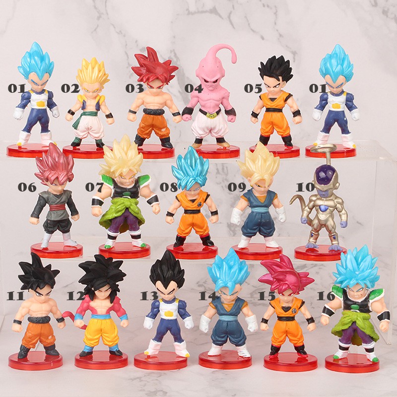Mô hình nhân vật Dragon Ball 7 Viên Ngọc Rồng Songoku chibi