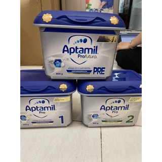 Sữa Aptamil Đức Bạc Pre - Số 1 - Số 2, loại 800G