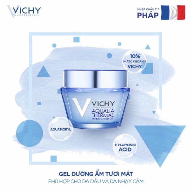 (Mẫu Mới ) GEL MÁT LẠNH KHOÁ ẨM MỀM MƯỢT Vichy Aqualia Thermall GIẢM -50% (Chính Hãng ) | BigBuy360 - bigbuy360.vn