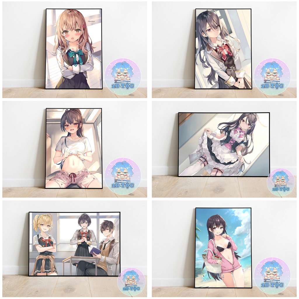 ẢNH POSTER A3 ANIME MANGA ARYA-SAN BÀN BÊN THI THOẢNG LẠI THẢ THÍNH TÔI BẰNG TIẾNG NGA (3) GIẤY CAO CẤP - 2D TỘC SHOP
