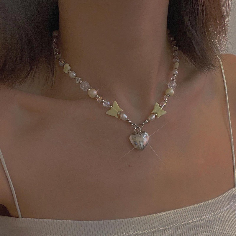 Vòng choker butterfly màu vàng