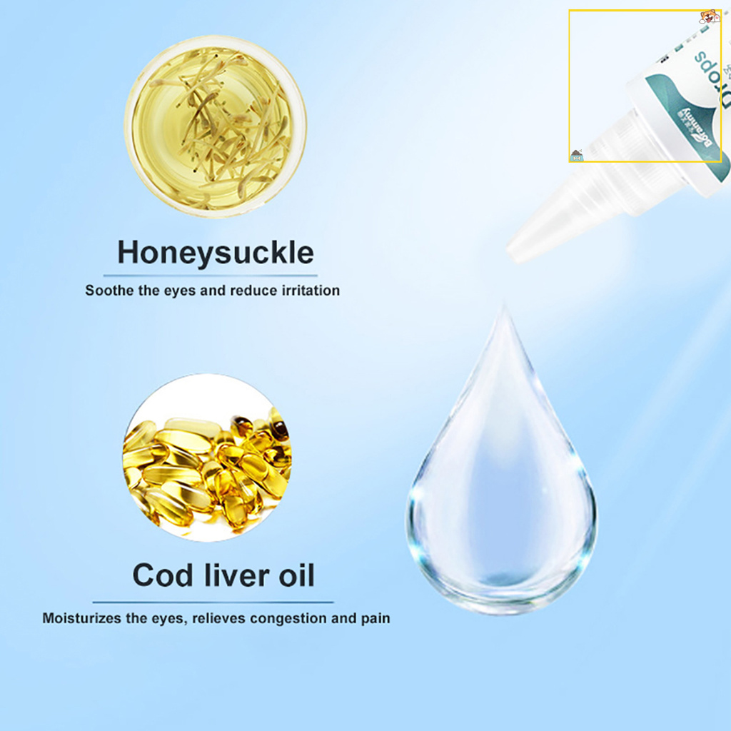 DROPS (Hàng Mới Về) Dung Dịch Làm Sạch Vùng Da Mắt An Toàn Cho Thú Cưng