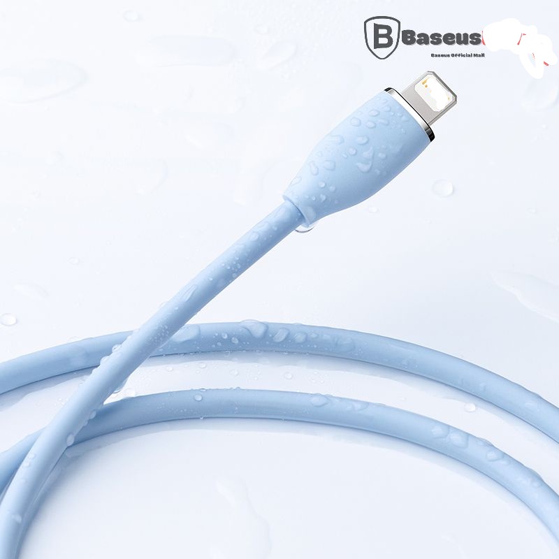 Baseusmall_Baseus Cáp Sạc Siêu Nhanh Baseus Jelly Liquid Silica Gel Type-C to l.P 20W truyền dữ liệu 480Mbps
