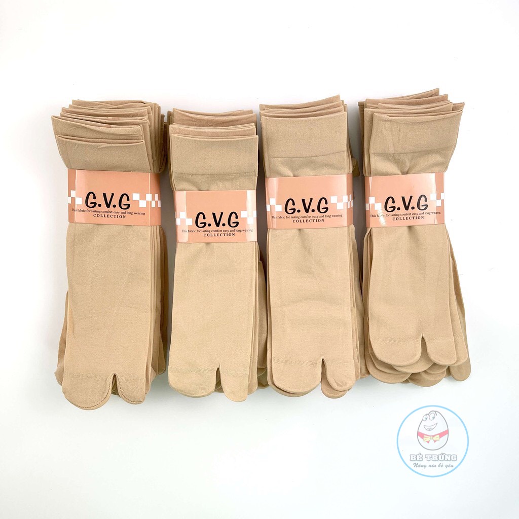 Tất chống nắng nữ, tất da chân dày xỏ ngón (1 đôi)