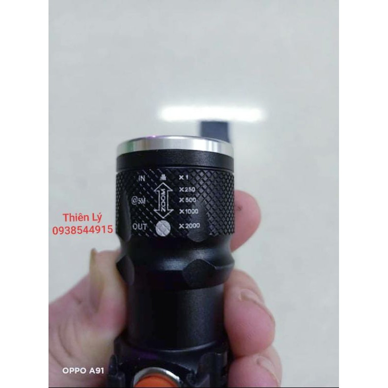 Đèn Pin Thám Hiểm Siêu Sáng Chuôi Sạc USB