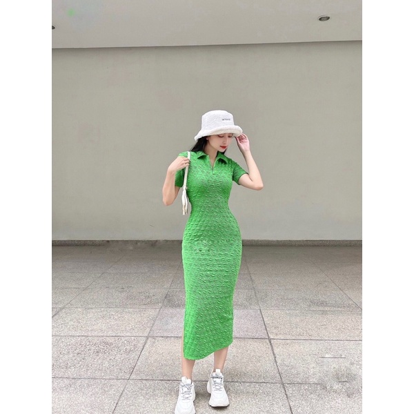 Đầm Có Tay Cột Sau Eo