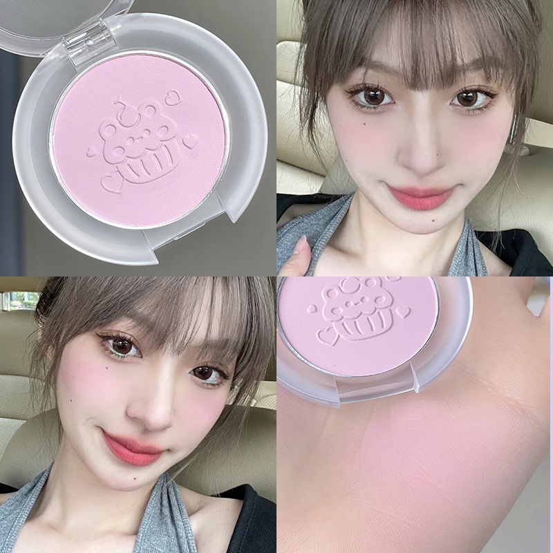 Phấn Má Hồng Gella's Màu Đơn Sắc Mềm Mại