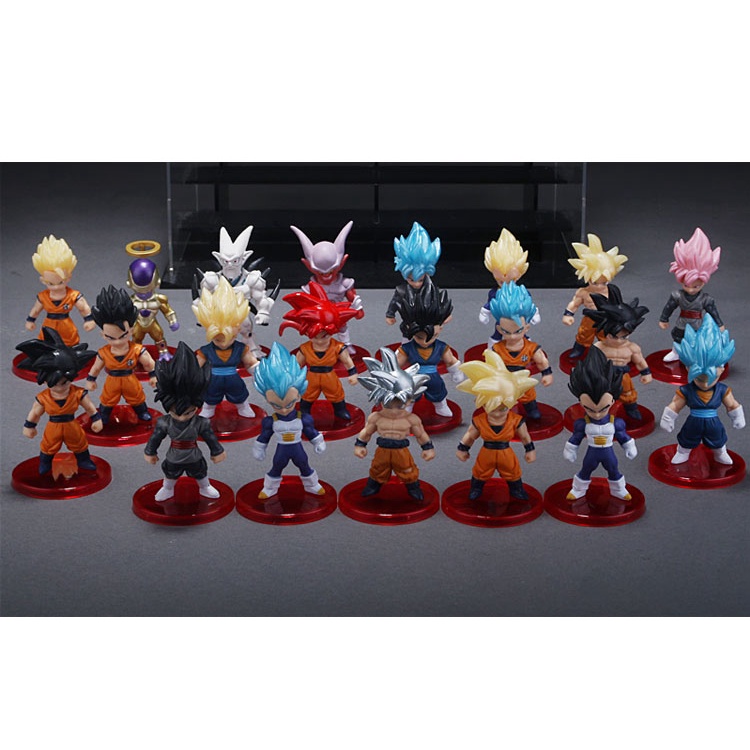 Lẻ Mô hình nhân vật 7 viên ngọc rồng Dragon Ball Son Goku chibi dễ thuong 6-7cm