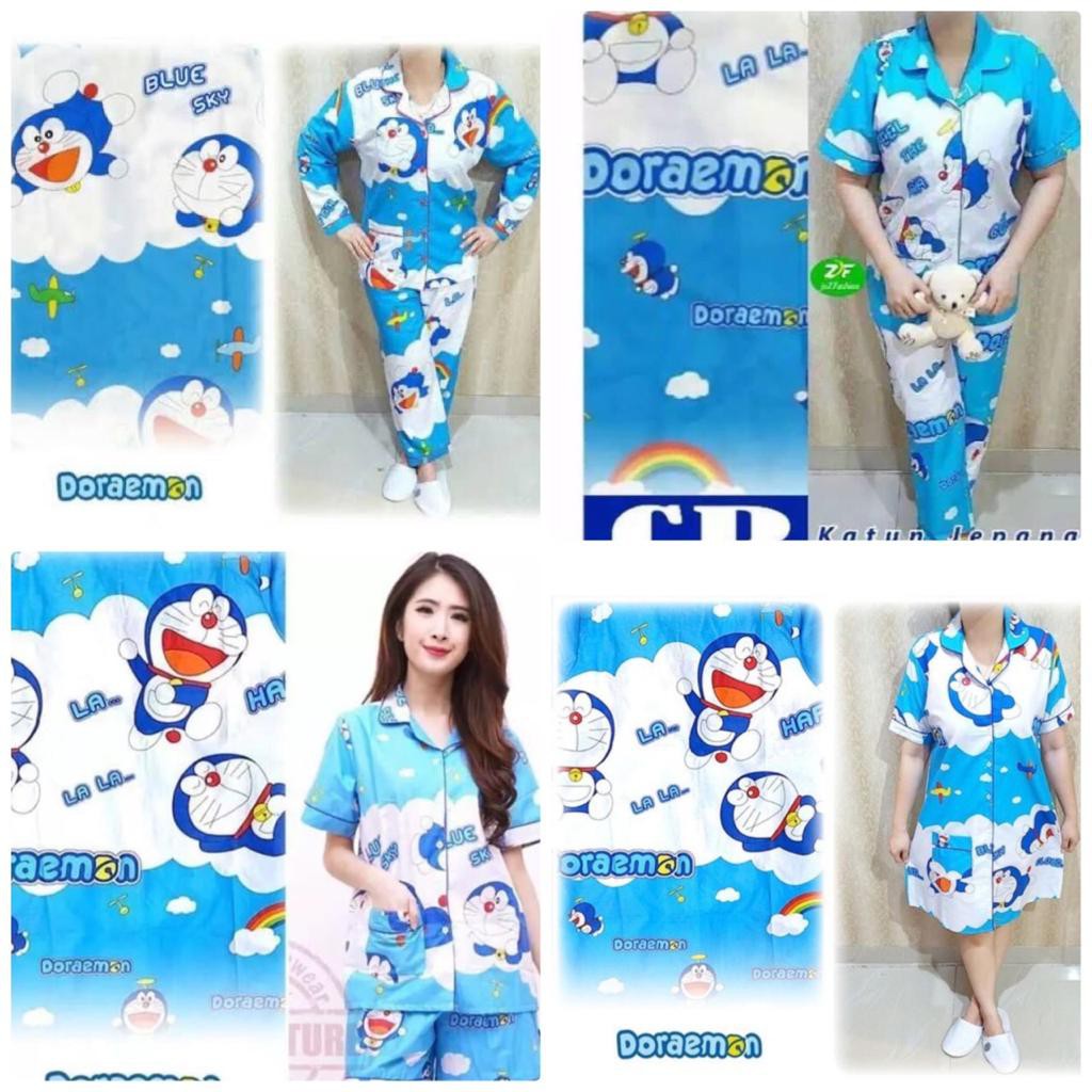 Áo Choàng Ngủ Hình Doraemon Xinh Xắn Glorystore99