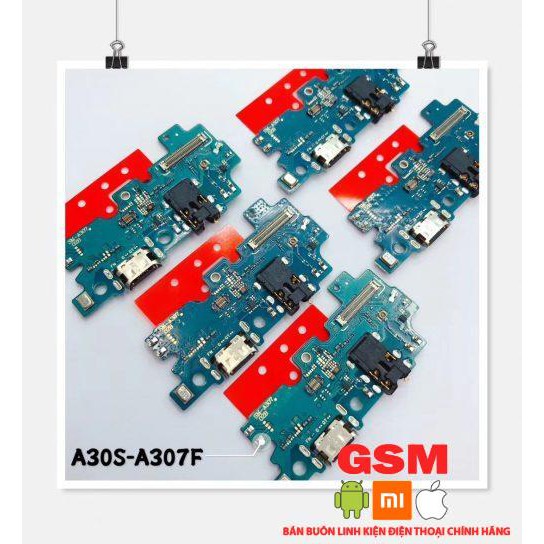 Cụm Đuôi Sạc / Tai Nghe / Micro Samsung Galaxy A30s Zin Chính Hãng - GSM Hải Phòng